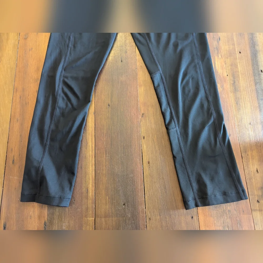 Nike Dri-fit Small Women Cropped Leggings Women's Black‎ With Drawstring